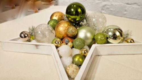 Star Christmas table decoration