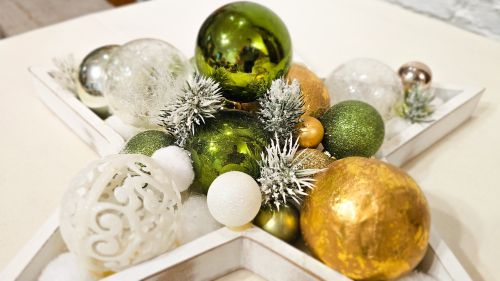 Star Christmas table decoration